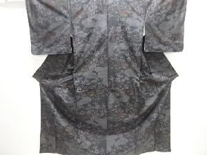 新品名古屋帯&お召し単衣　セット✩.*˚ 楽天市場】名古屋帯 単品 正絹 仕立て付き 九寸 黒地 鳥獣戯画